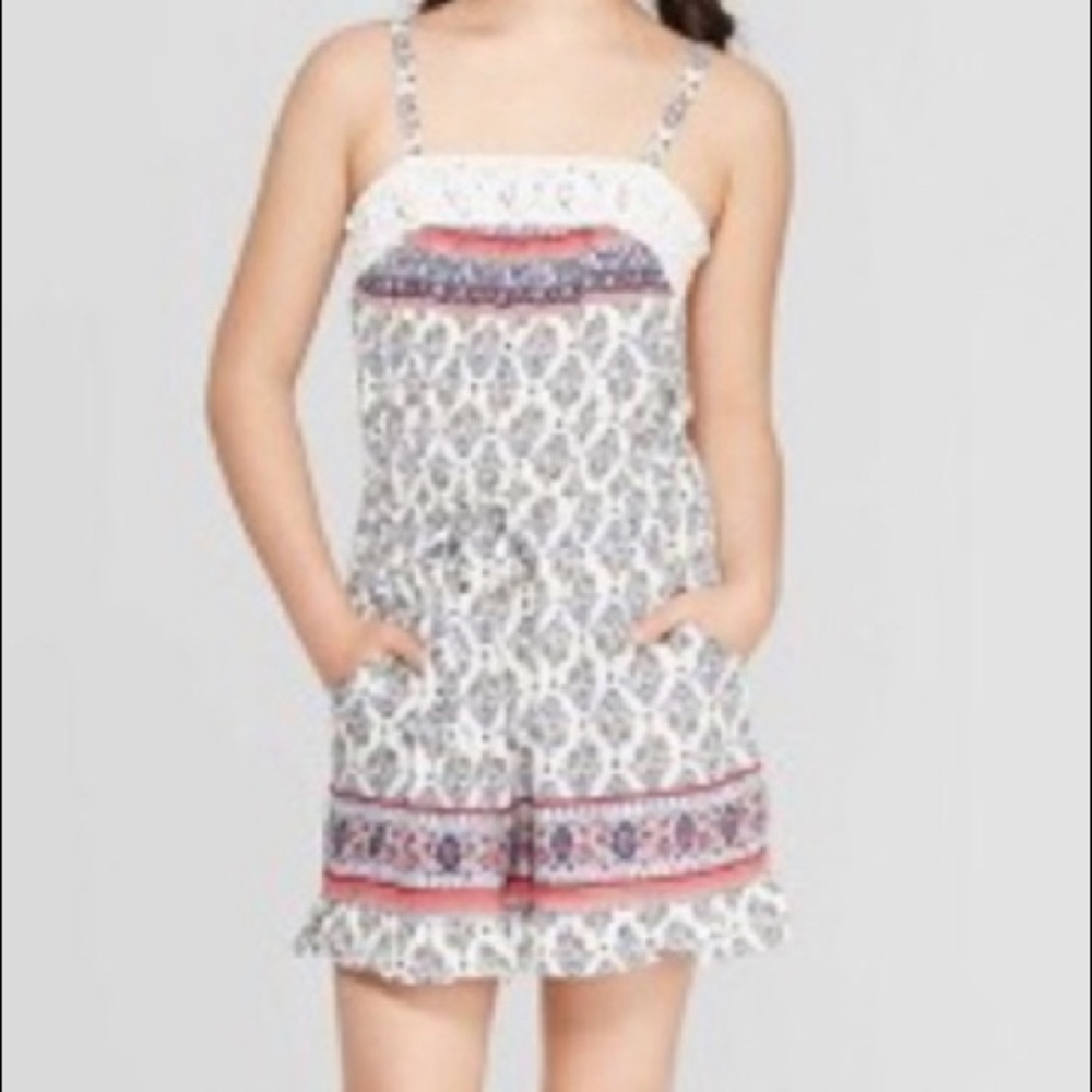 Art Class Girls Romper